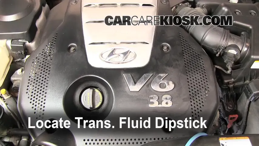 2007 Hyundai Azera SE 3.8L V6 Transmission Fluid Add Fluid